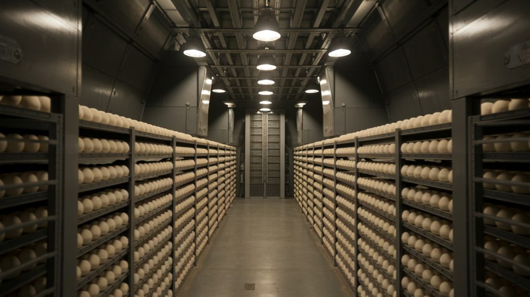 Eggs stored at Fort Knox