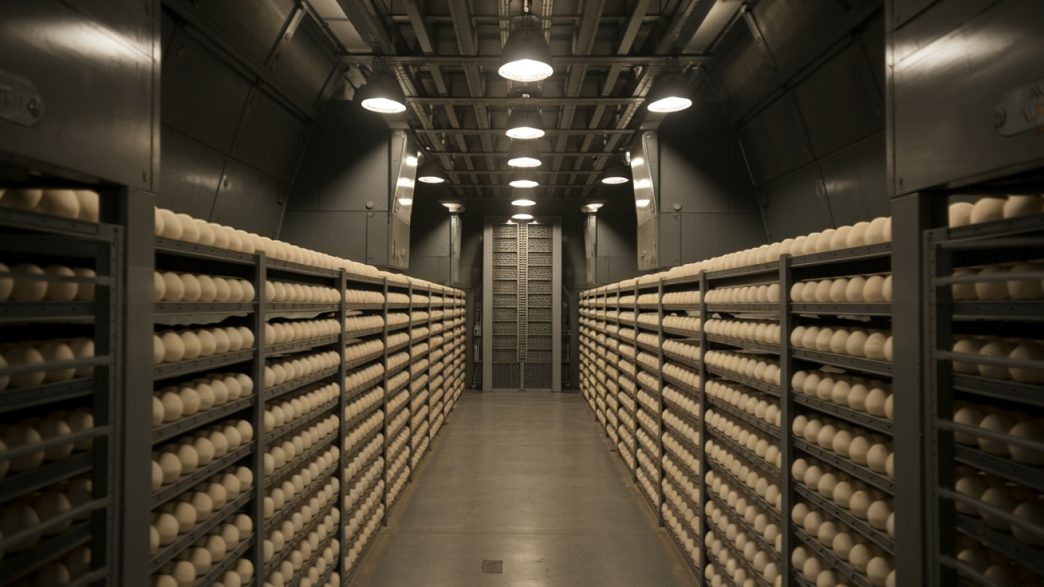 Eggs stored at Fort Knox