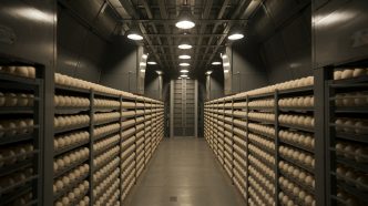 Eggs stored at Fort Knox