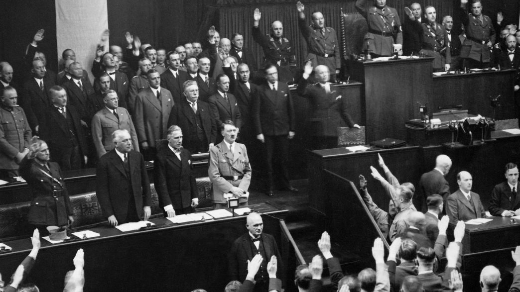 Acceptance of the government declaration of Hitler, 1933